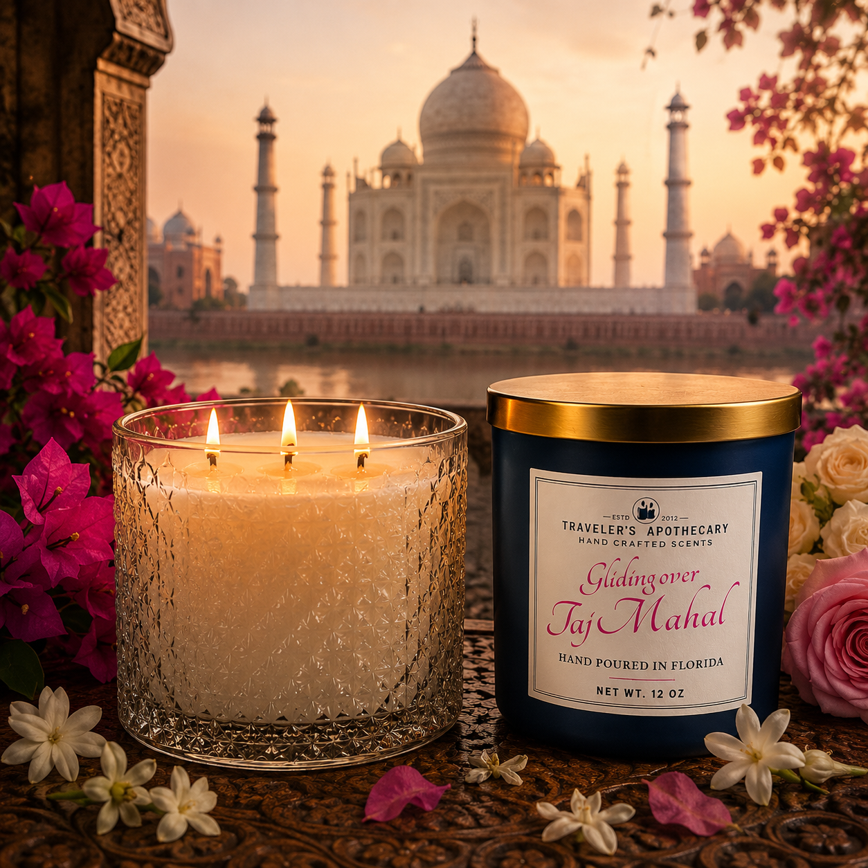 Gliding Over Taj Mahal