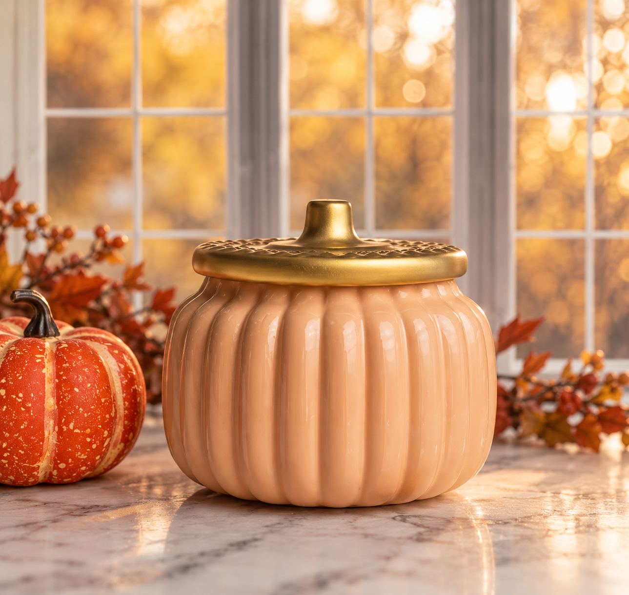 Burnt Orange Pumpkin Candle (30oz)